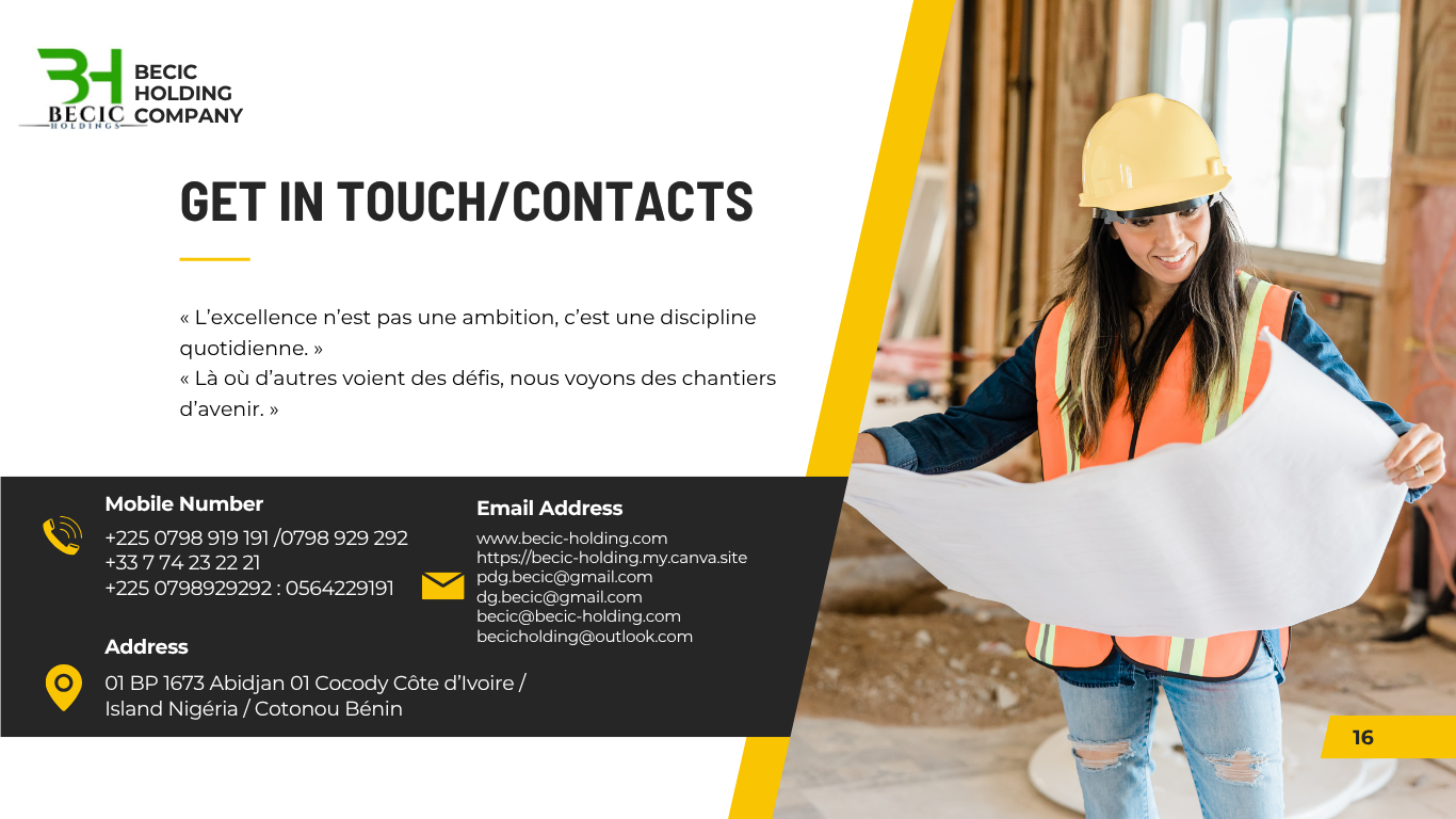 BECIC Holding Company - Contact